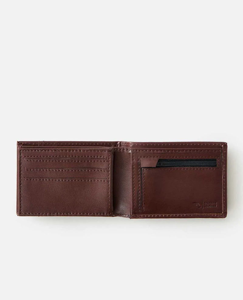 Load image into Gallery viewer, Rip Curl Men&#39;s Stacked RFID © Slim Wallet Tobacco 00ZMWA-0045
