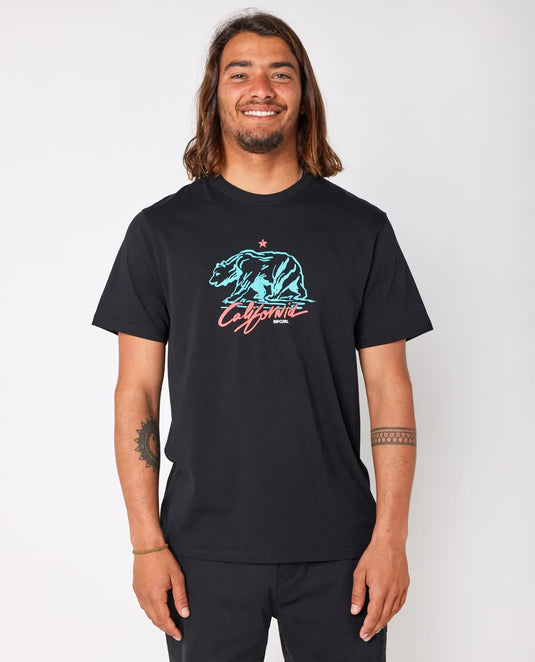 Rip Curl Men's Desti Animals T-Shirt Black 0FKMTE-0090