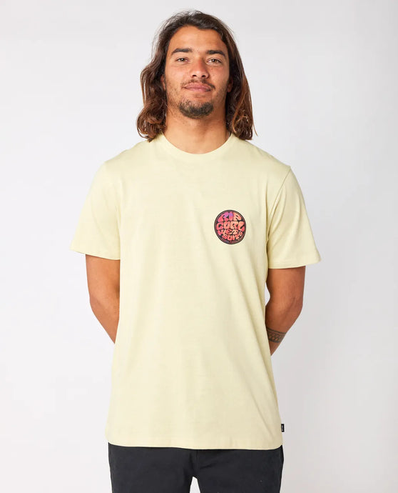 Rip Curl Men's Passage T-Shirt Vintage Yellow 0FNMTE-8872