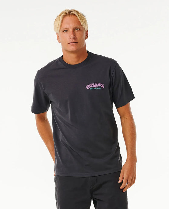 Rip Curl Men's The Sphinx T-Shirt Washed Black 0F6MTE-8264