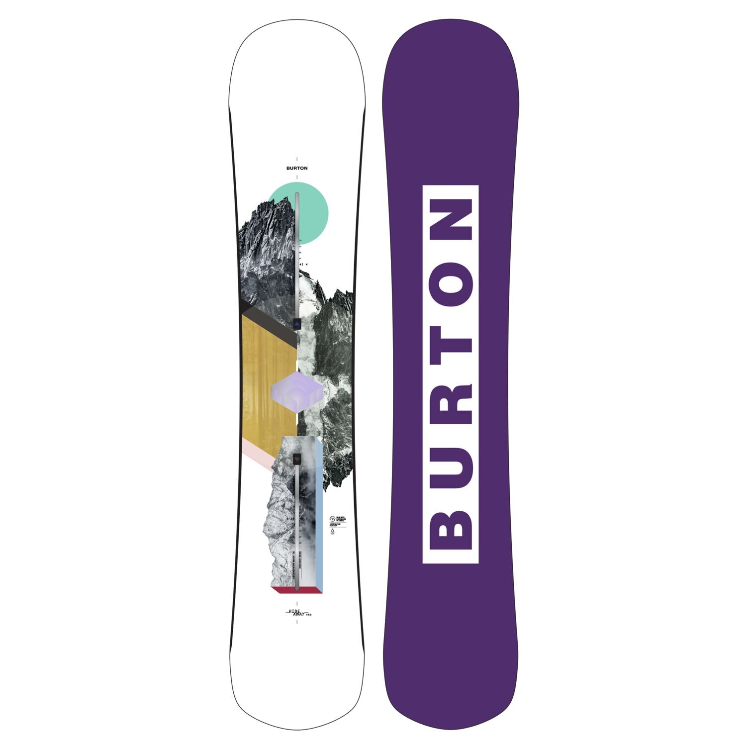 BURTON スノーボード 144フラット　HIDEAWAY Burton Women's Hideaway Flat Top 148 Snowboard 10696109000148