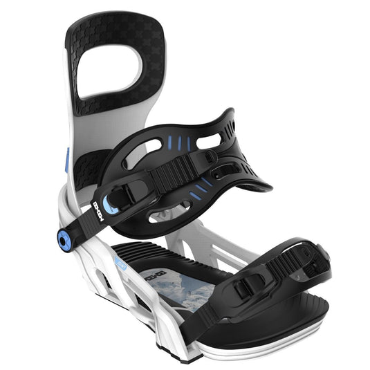 Bent Metal Men's Joint Snowboard Bindings White 24BN003
