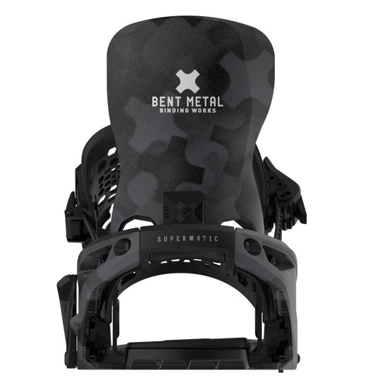 Bent Metal Men's Lightning Supermatic ® Snowboard Bindings Black 25BN013-BLACK