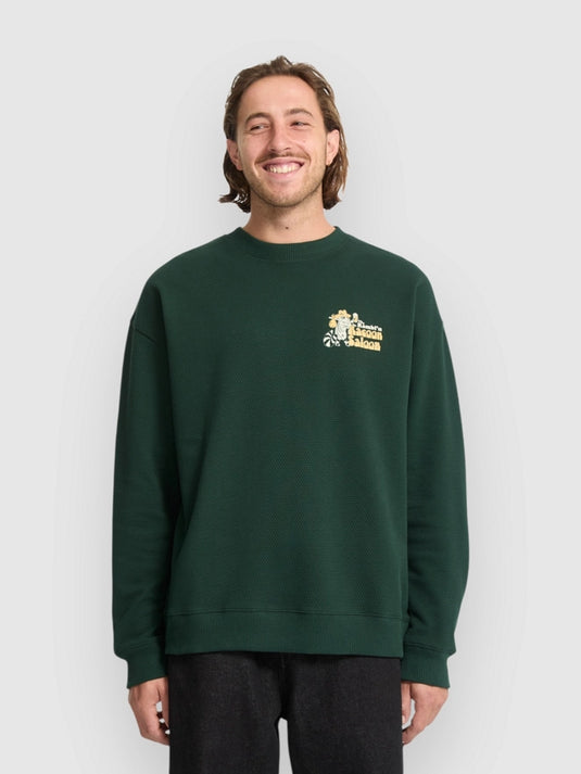 Volcom Men's Racoon Crew Sweatshirt Scarab A4632508_SCB