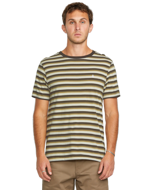 Volcom Men's Level Stone T-Shirt Wren A0112504_WRE