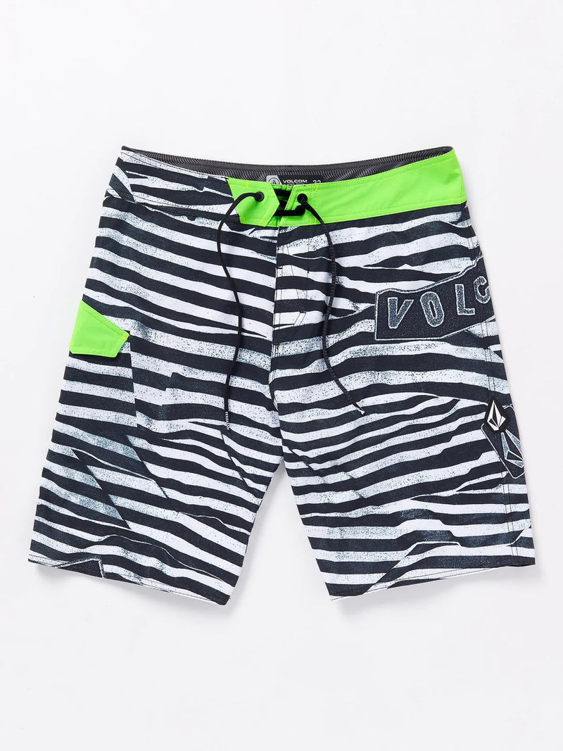 Load image into Gallery viewer, Volcom Men&#39;s Lido Print Mod 20&quot; Boardshort Electric Green A0812413_ELG

