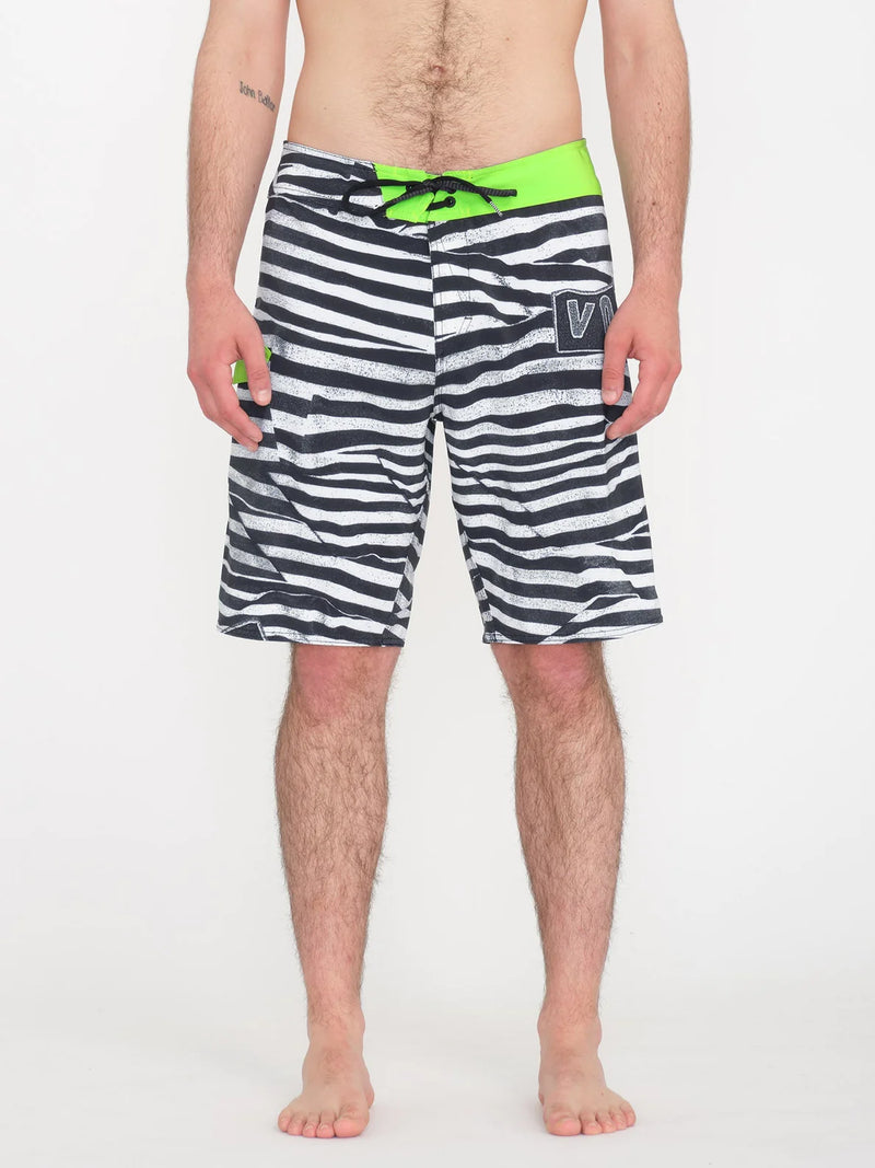Load image into Gallery viewer, Volcom Men&#39;s Lido Print Mod 20&quot; Boardshort Electric Green A0812413_ELG

