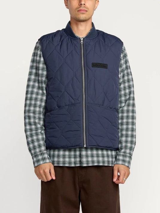 Volcom Men's Donsonic Vest Navy A1832500-NVY