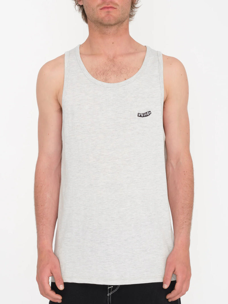 Load image into Gallery viewer, Volcom Men&#39;s Pistol Stone Classic Fit Tank Top Bone Heather A4512402_BNH
