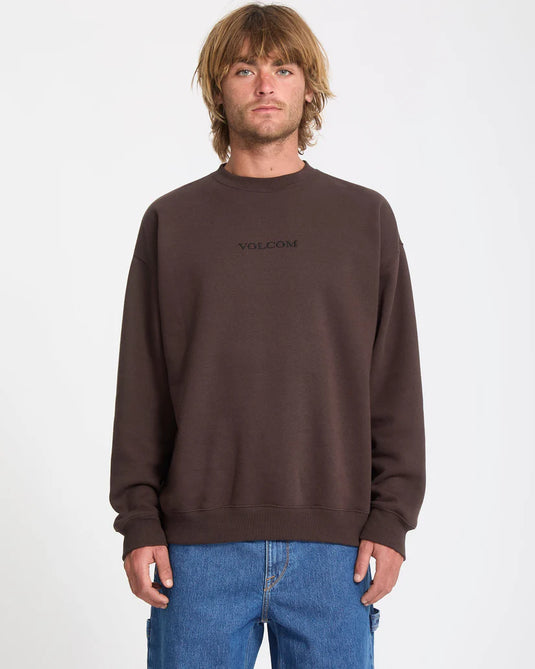 Volcom Men's Volcom Stone Sweatshirt Cacao A4612514-CAO