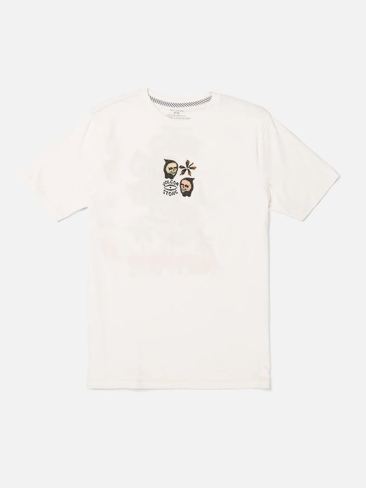 Volcom Men's Flower Budz T-Shirt Off White A5012400_OFW