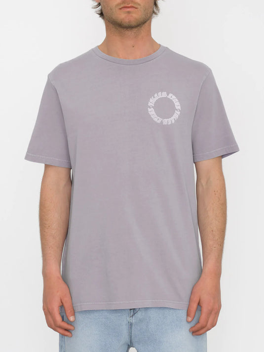 Volcom Men's Stone Oracle T-Shirt Violet Dust A5212401_DVI