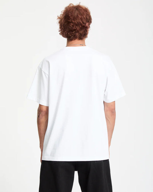 Volcom Men's Chomp Chomp T-Shirt White A5232558-WHT