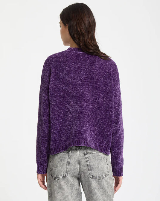Volcom Womens' Bubble Tease Sweater Acai B0742300_ACI
