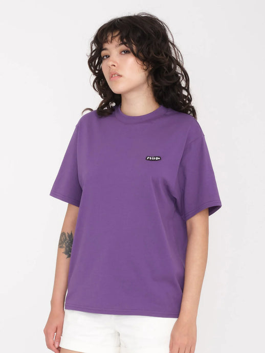 Volcom Women's Pistol Stone T-Shirt Deep Purple B3512415_DPP