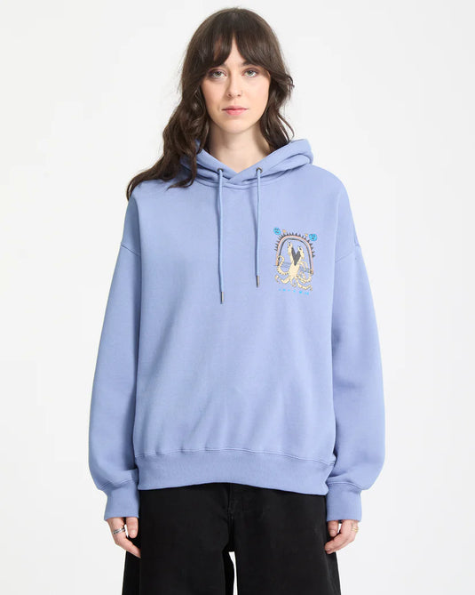 Volcom Women's Moove On Hoodie Carolina Blue B4132508-CNA