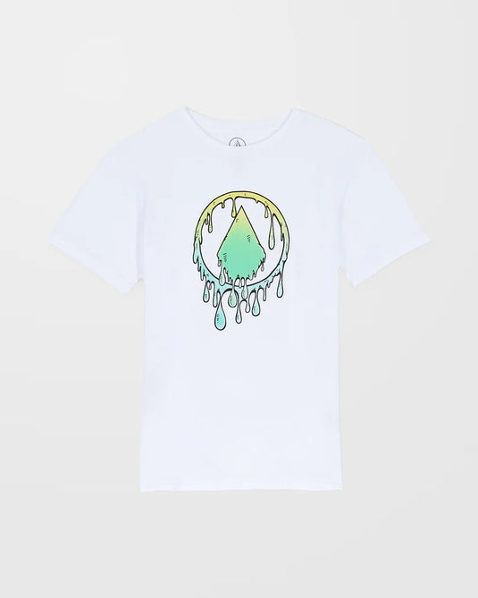 Volcom Kids Glustone T-Shirt White C3532501_WHT