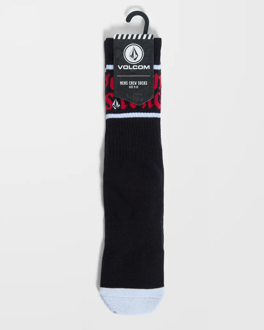 Volcom Men's Heavy Tone Socks Black D6332504_BLK