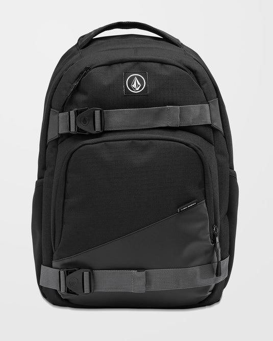 Volcom Men's Grindstone Skate Backpack Black D6512501_BLK