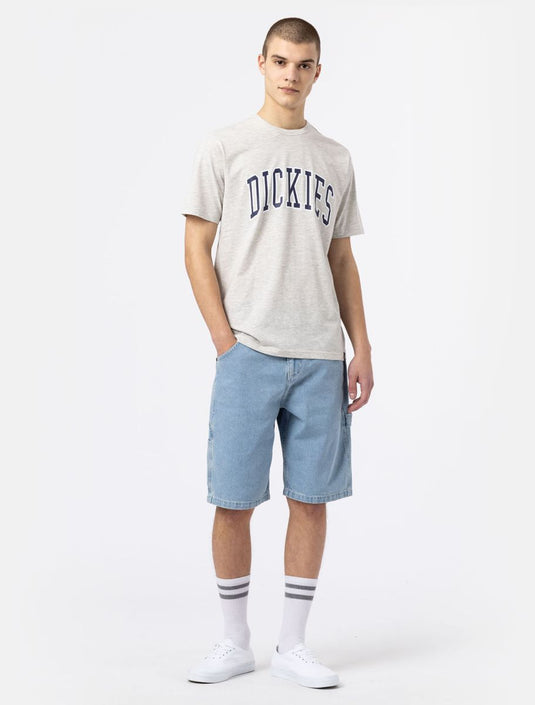 Dickies Men's Garyville Denim Fit Relaxed Shorts Vintage Blue DK0A4XCKC151