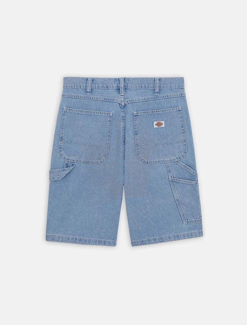 Load image into Gallery viewer, Dickies Men&#39;s Garyville Denim Fit Relaxed Shorts Vintage Blue DK0A4XCKC151
