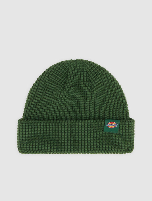 Dickies Unisex Woodworth Waffle Cap Pine DK0A4XFDPIN