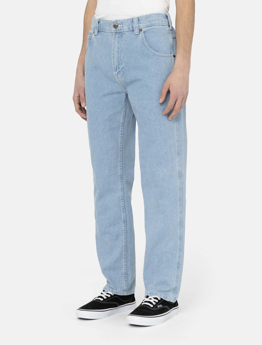 Dickies Men's Houston Denim Pants Vintage Aged Blue DK0A4XFLC151