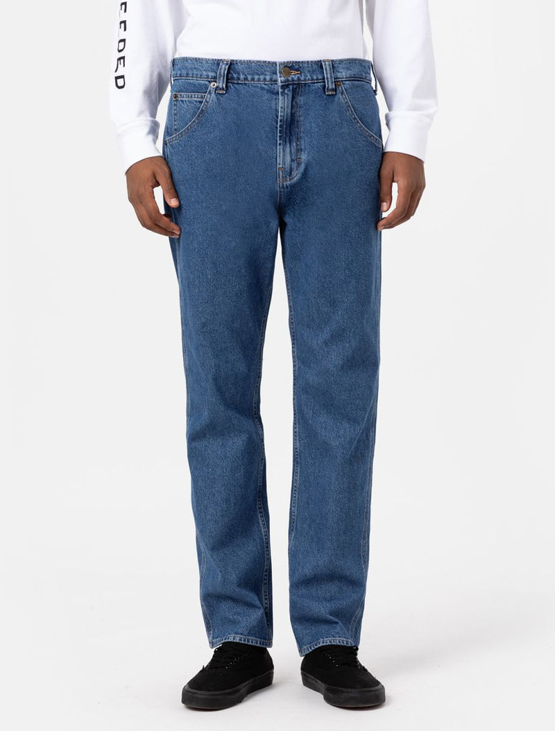 Load image into Gallery viewer, Dickies Houston Denim Pants Classic Blue DK0A4XFLCLB
