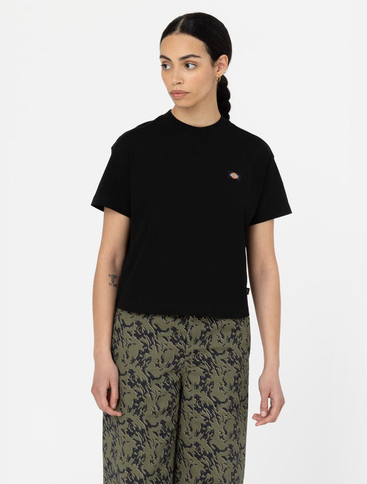 Dickies Women's Oakport Boxy T-Shirt Black DK0A4Y8LBLK1