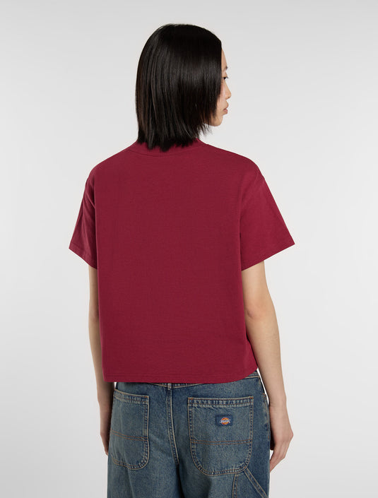 Dickies Women's Oakport Boxy T-Shirt Tibetan Red DK0A4Y8LK74