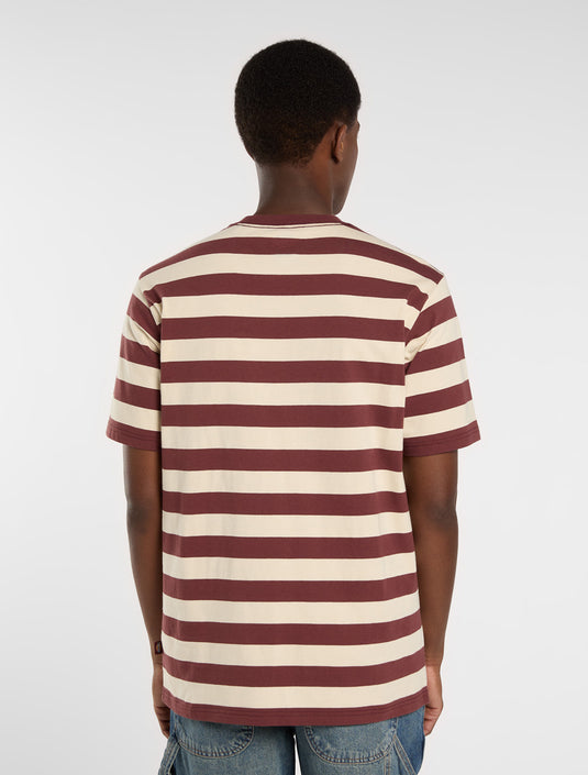 Dickies Men's Rivergrove Light Weight T-shirt Burgundy DK0A4Y8YL161