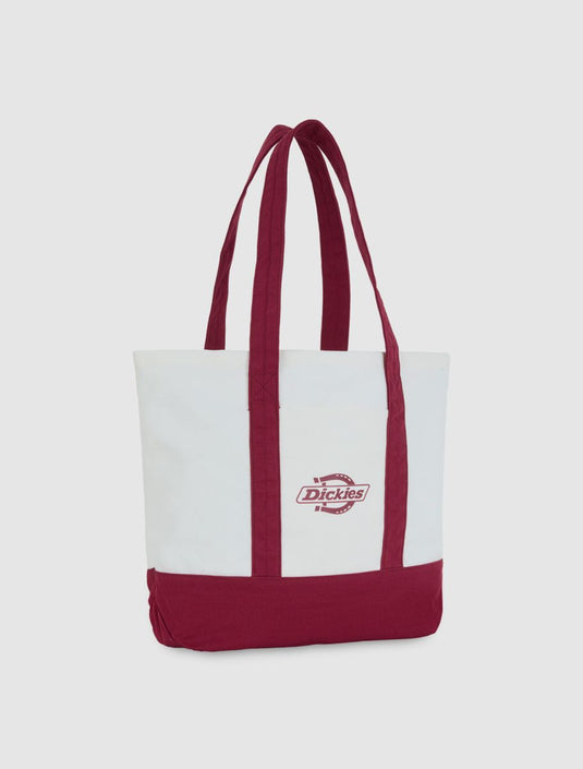 Dickies Unisex Logo Canvas Tote Bag Brick Red DK0A4Z6FK741