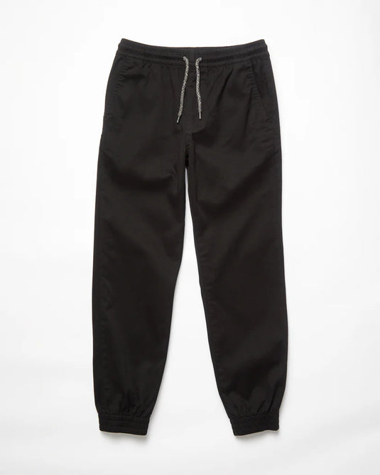 Volcom Kid's Frickin Slim Jogger Black (8-16) EA150VB8_BLK