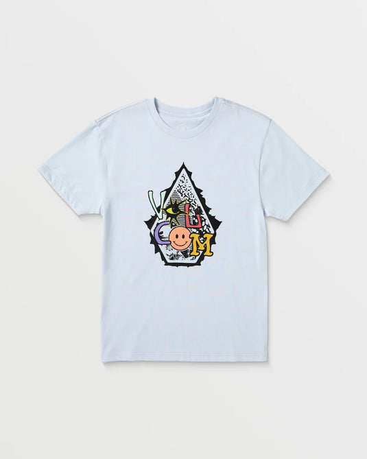 Volcom Kid's Psychosis T-Shirt Ice Blue HA416VB8_ICB