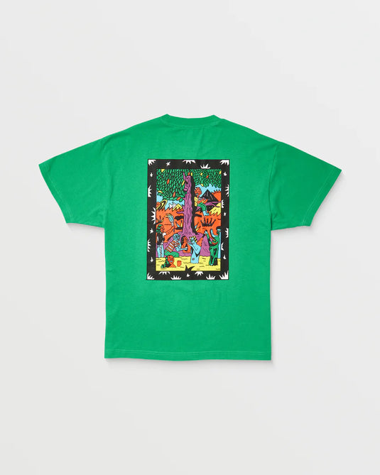 Volcom Kid's Bob Mollema T-Shirt Mint HA449VB8_MNT