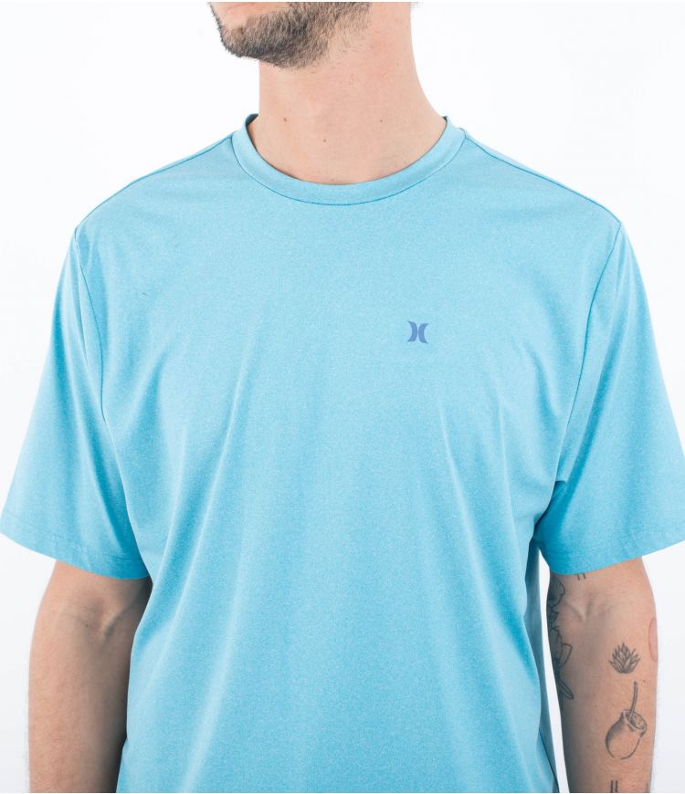 Load image into Gallery viewer, Hurley Men&#39;s Everyday Hybrid UPF T-Shirt Tahitian Teal MAT0000990-H4051
