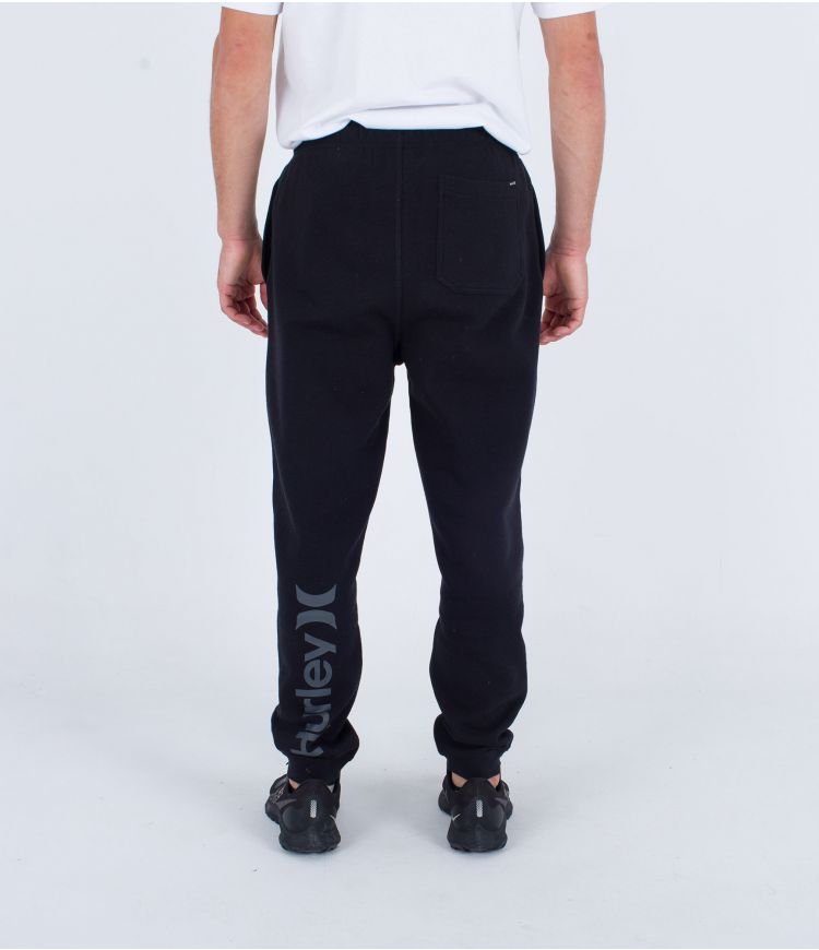 Load image into Gallery viewer, Hurley One And Only Solid Fleece Jogger Black MFB0001590-H010
