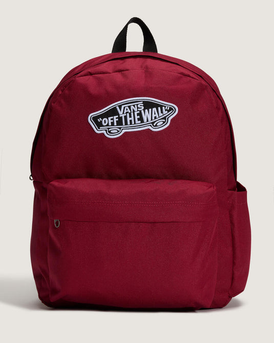 Vans Unisex Old Skool Classic Backpack Burgundy VN000H4YBRD
