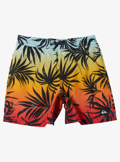 Quiksilver Kid's Everyday Mix Volley Boardshorts Straight Leg Fit High Risk Red AQBJV03053-RQC6