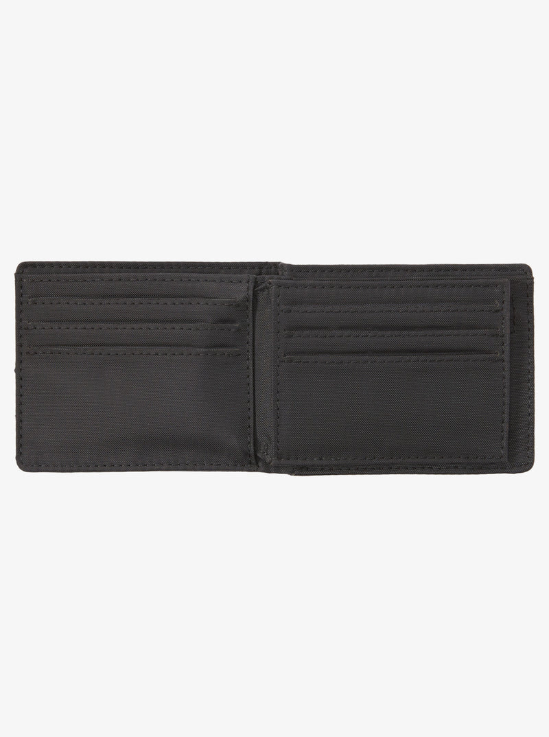 Load image into Gallery viewer, Quiksilver Men&#39;s Stitchy Tri-Fold Wallet Black AQYAA03243-BLK
