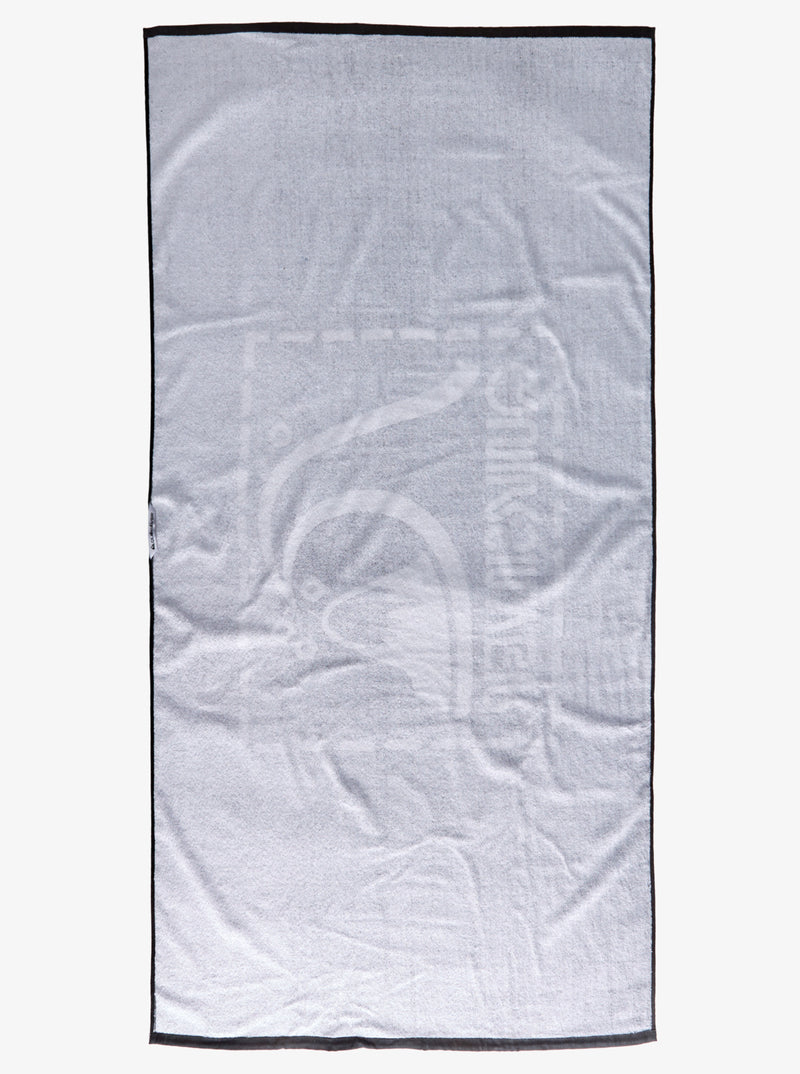 Load image into Gallery viewer, Quiksilver Unisex Freshness Beach Towel Jet Black AQYAA03354-KVD0
