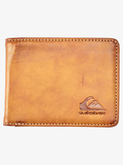 Quiksilver Men's Slim Rays Bi-Fold Wallet Chocolate Brown AQYAA03357-CSD0