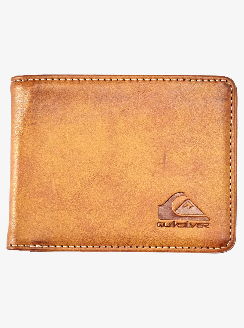 Load image into Gallery viewer, Quiksilver Men&#39;s Slim Rays Bi-Fold Wallet Chocolate Brown AQYAA03357-CSD0

