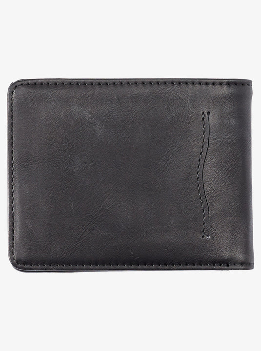 Quiksilver Men's Slim Rays Bi Fold Wallet Black AQYAA03357_KVJ0