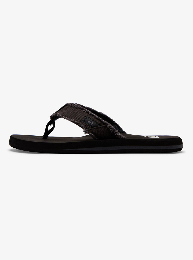 Load image into Gallery viewer, Quiksilver Men&#39;s Monkey Abyss Sandals Black/Black/Brown AQYL100047-XKKC
