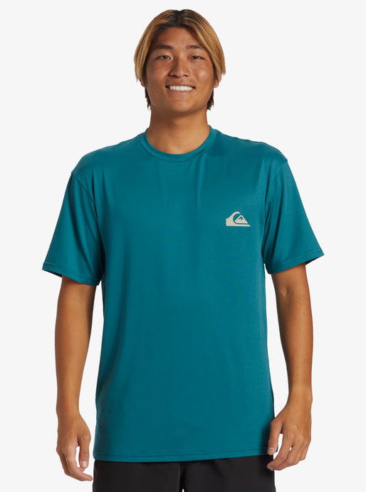 Quiksilver Men's Everyday Surf Short Sleeve UPF 50 Surf T-Shirt Colonial Blue AQYWR03135-BQL0