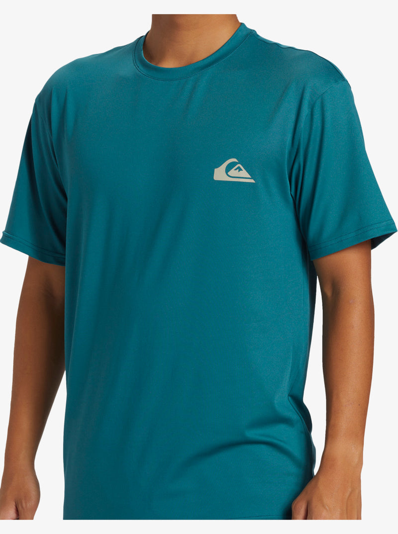 Load image into Gallery viewer, Quiksilver Men&#39;s Everyday Surf Short Sleeve UPF 50 Surf T-Shirt Colonial Blue AQYWR03135-BQL0
