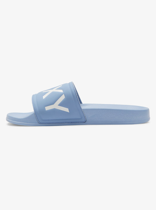 Roxy Women's Slippy Slider Sandals Baha Blue ARJL100679-BAJ