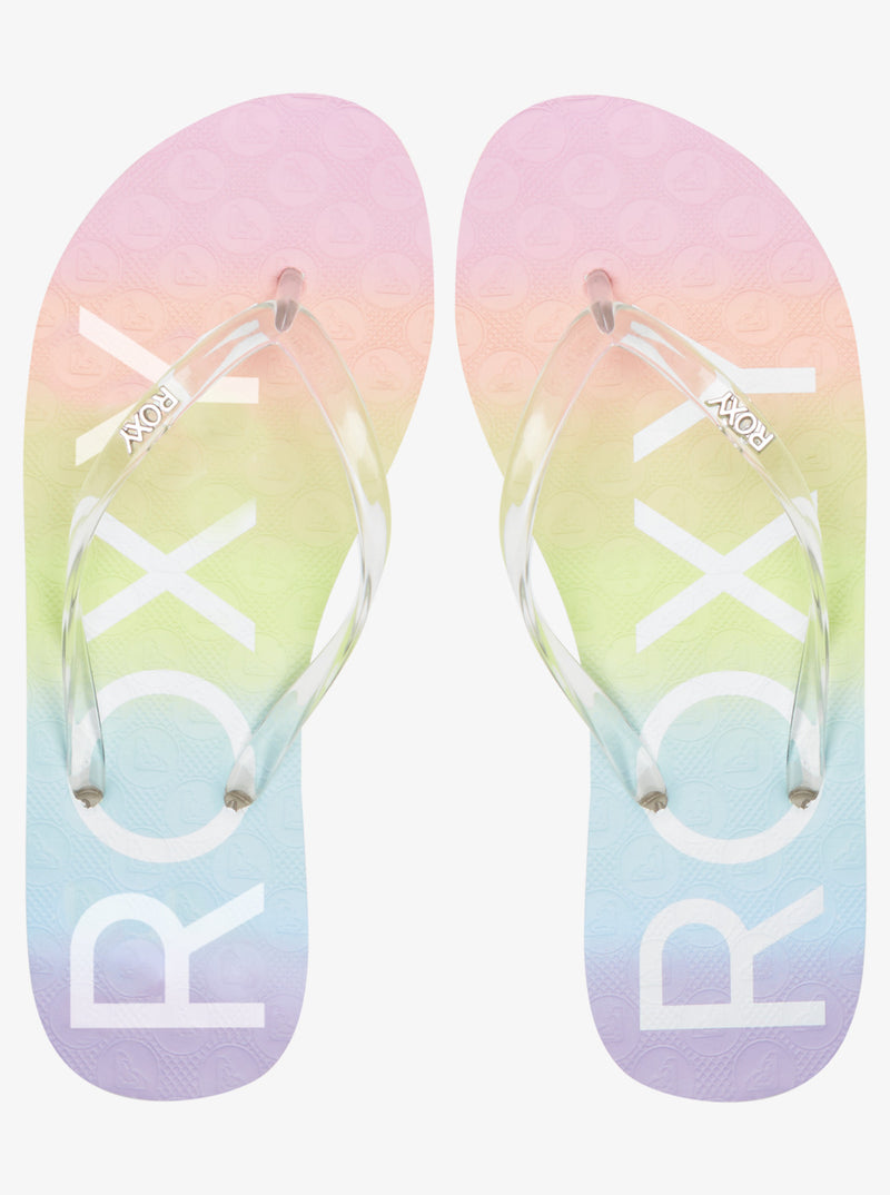 Load image into Gallery viewer, Roxy Women&#39;s Viva Jelly Slider Sandals Rainbow ARJL100915-RAI
