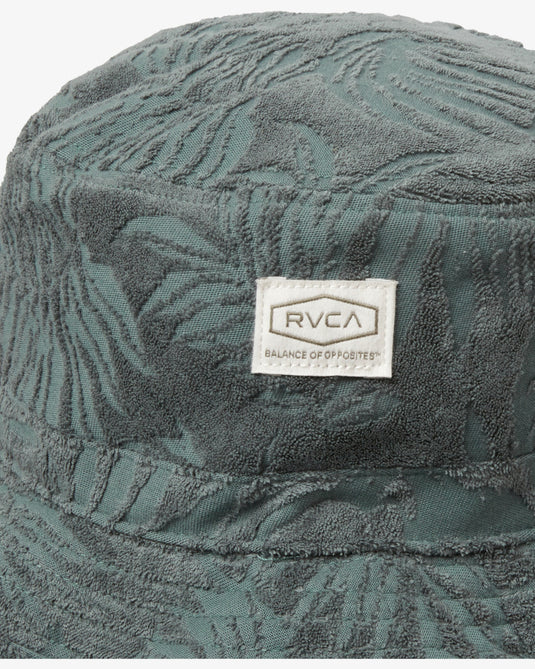 Rvca Palms Down Unisex Bucket Hat Balsam Green AVYHA00631-ABG